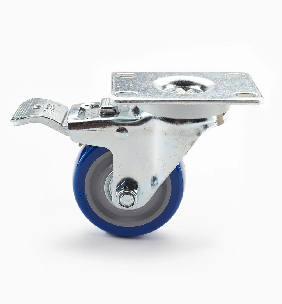 Heavy-Duty Polyurethane Swivel Locking Casters