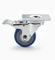 Heavy-Duty Polyurethane Swivel Locking Casters