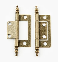 Finial No-Mortise Hinges