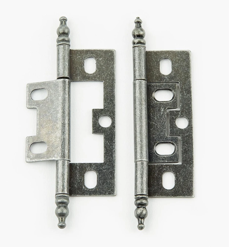 Finial No-Mortise Hinges