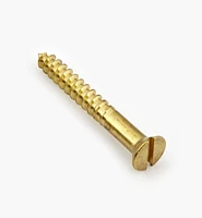 #12 Flat-Head Brass Screws