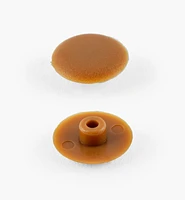 Brown Plastic Caps for Knock-Down Screws