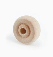 Thick Round Wooden Wheels for Toy Vehicles