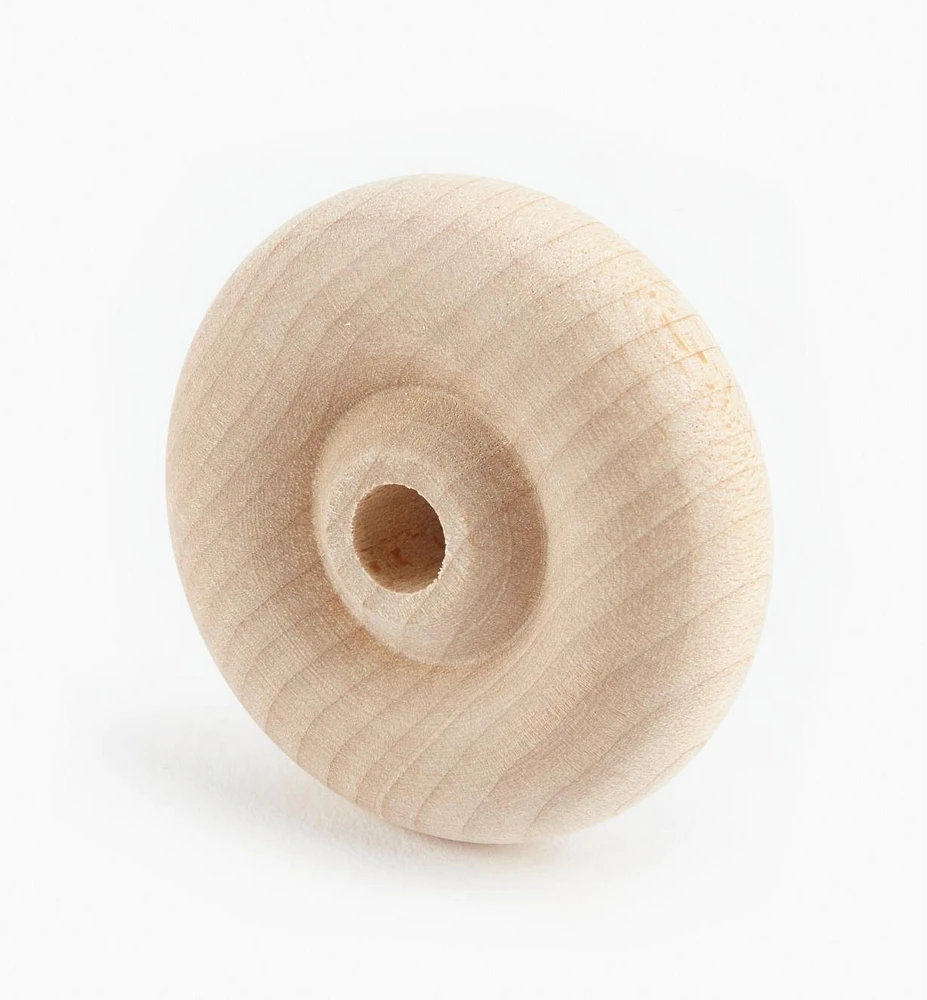 Thick Round Wooden Wheels for Toy Vehicles