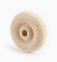 Thick Round Wooden Wheels for Toy Vehicles