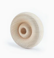 Thick Round Wooden Wheels for Toy Vehicles