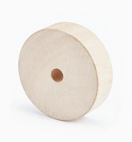 Flat Wooden Wheels for Toy Vehicles