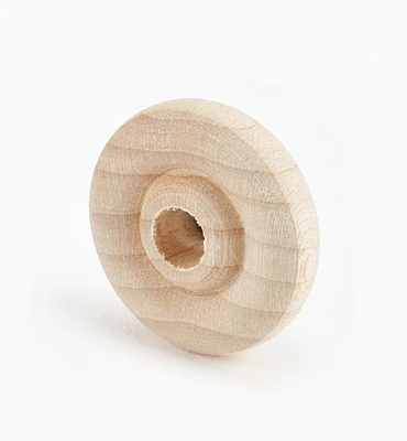 Thin Rounded Wooden Wheels for Toy Vehicles