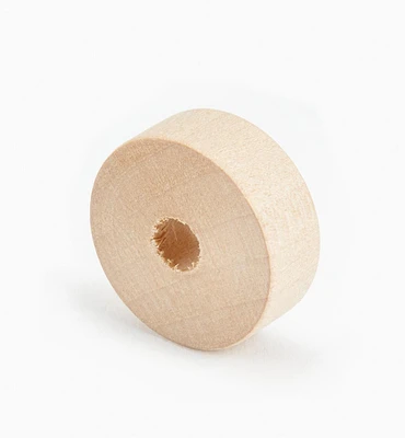 Flat Wooden Wheels for Toy Vehicles