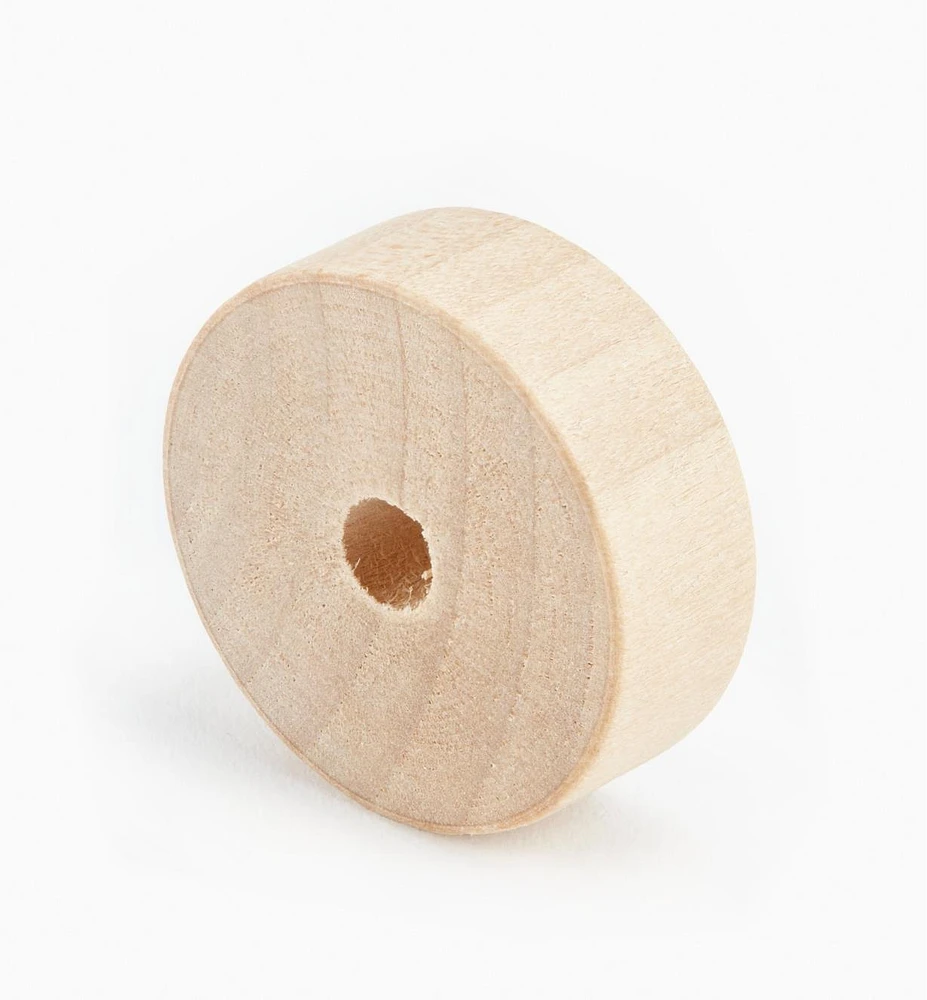 Flat Wooden Wheels for Toy Vehicles