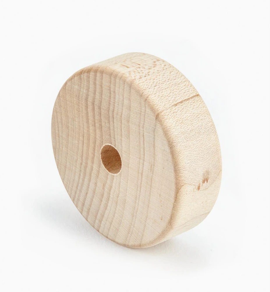 Flat Wooden Wheels for Toy Vehicles