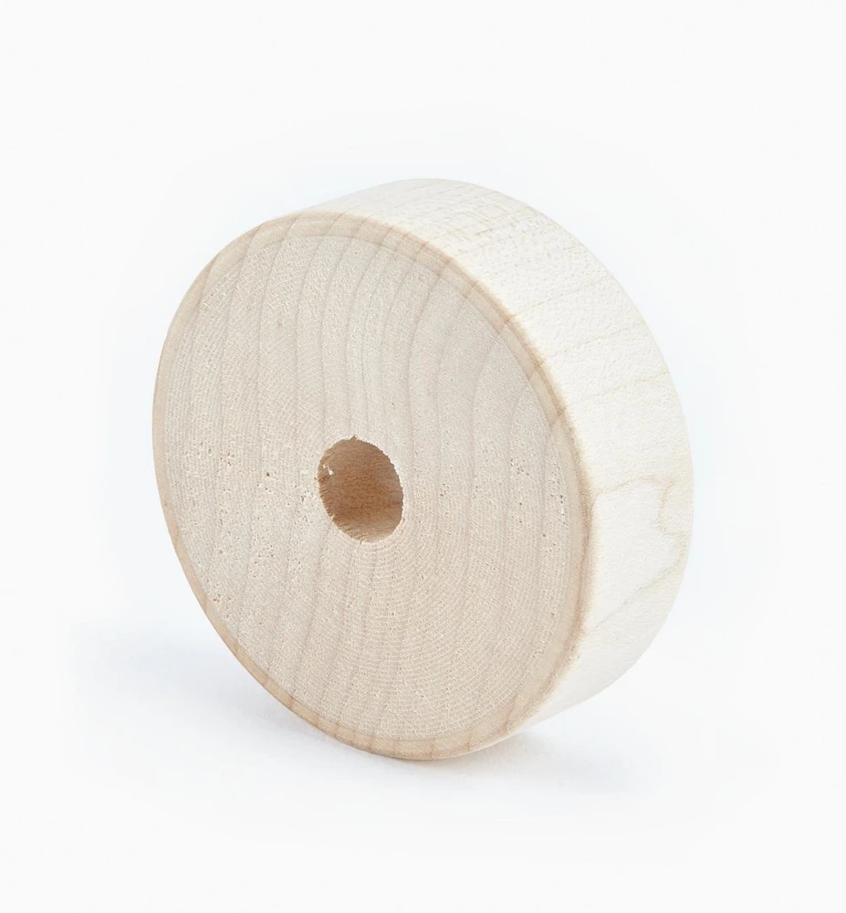 Flat Wooden Wheels for Toy Vehicles