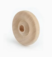 Thin Rounded Wooden Wheels for Toy Vehicles