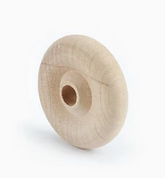 Thin Rounded Wooden Wheels for Toy Vehicles