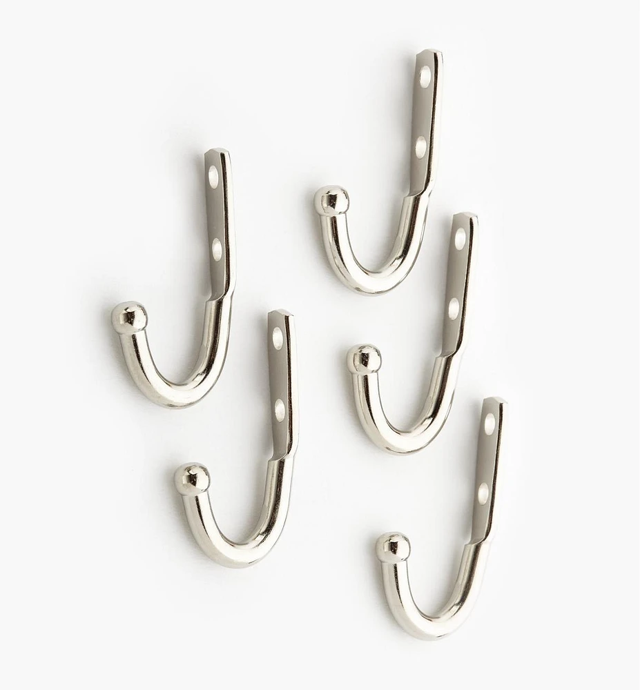 Nickel-Plated Utility Hooks