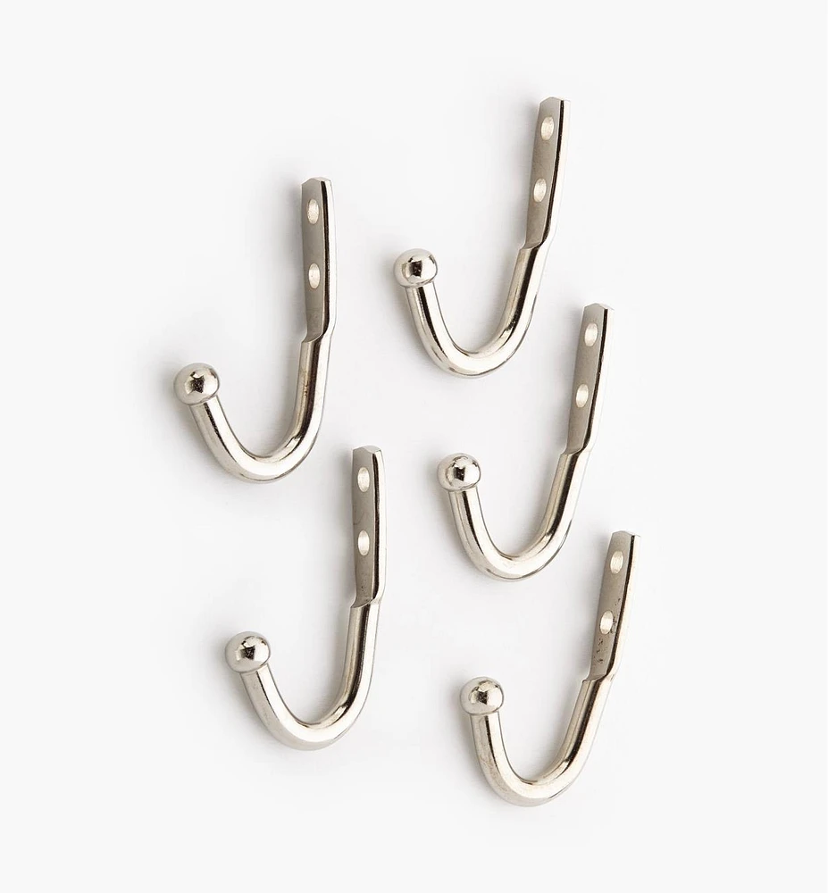 Nickel-Plated Utility Hooks