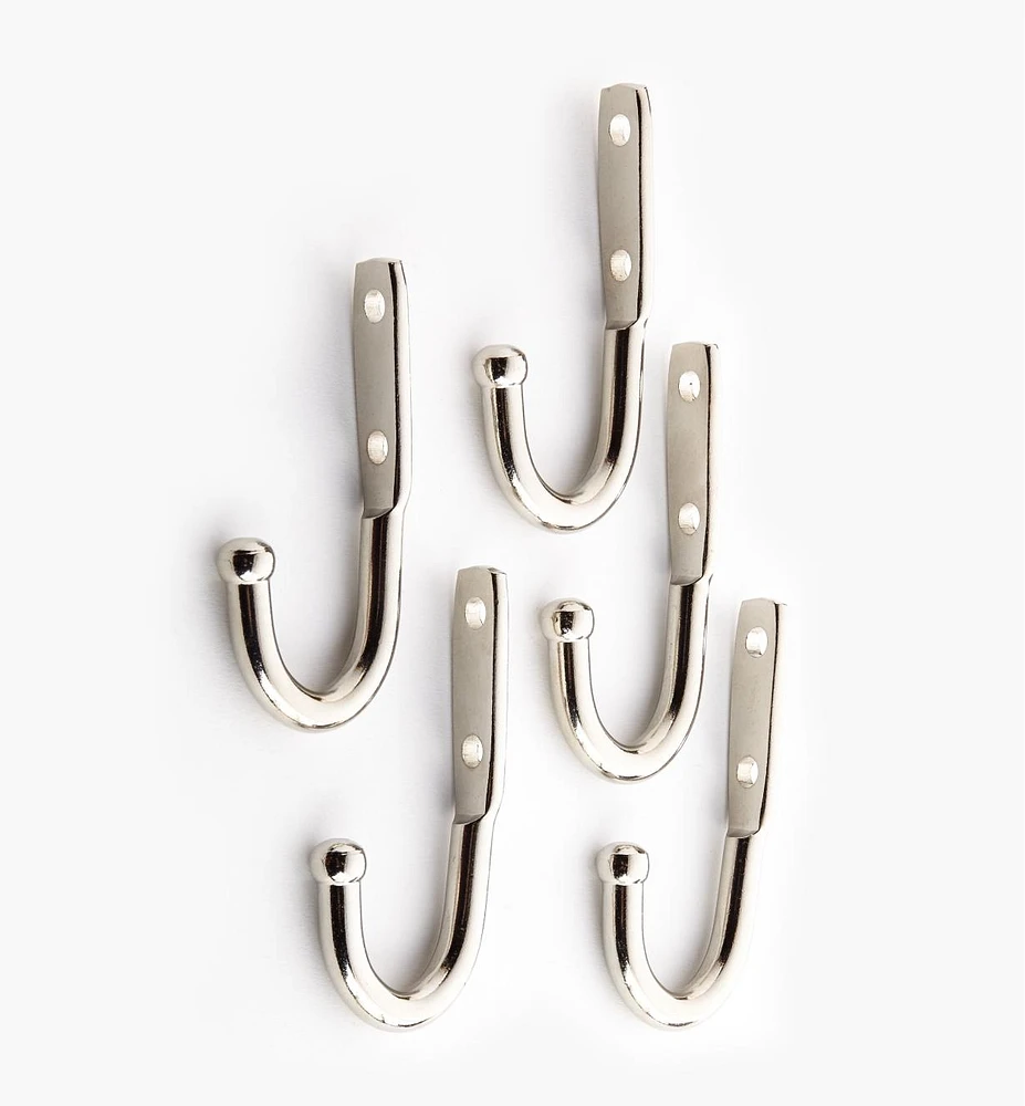 Nickel-Plated Utility Hooks