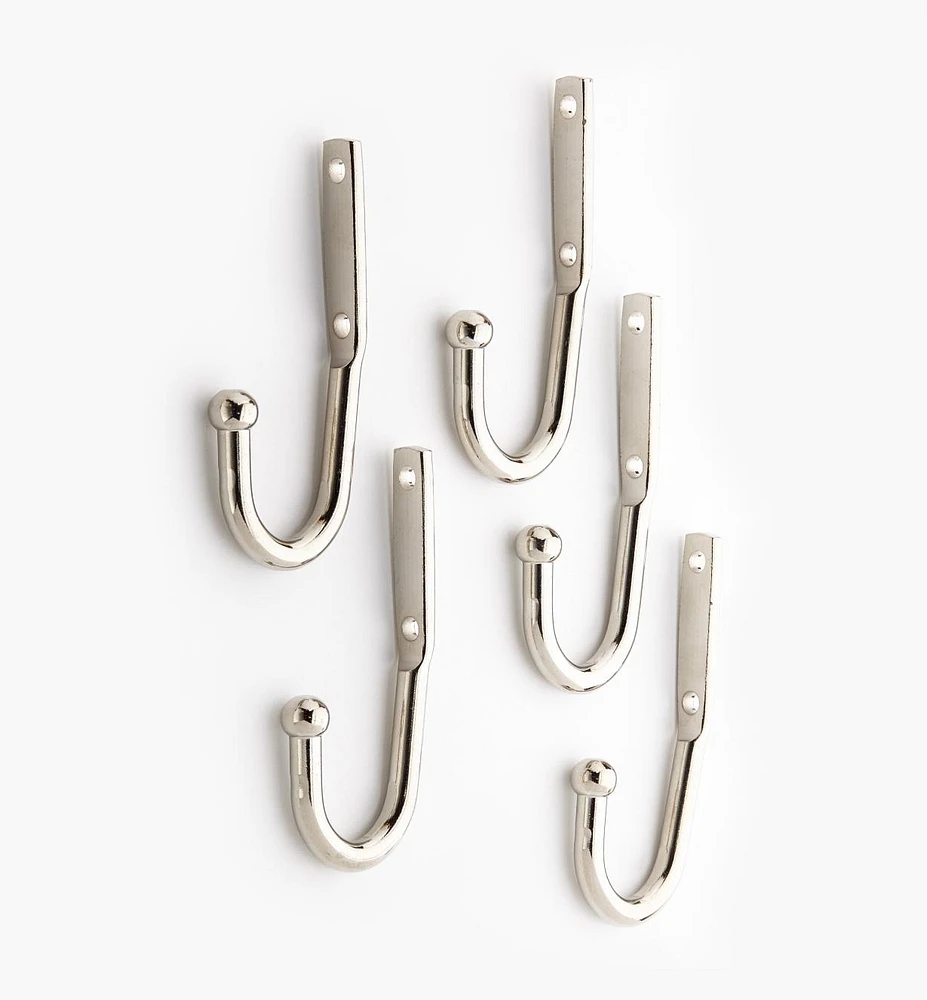 Nickel-Plated Utility Hooks