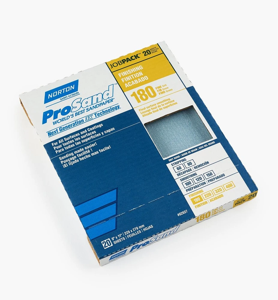 Norton 3X ProSand Sandpaper