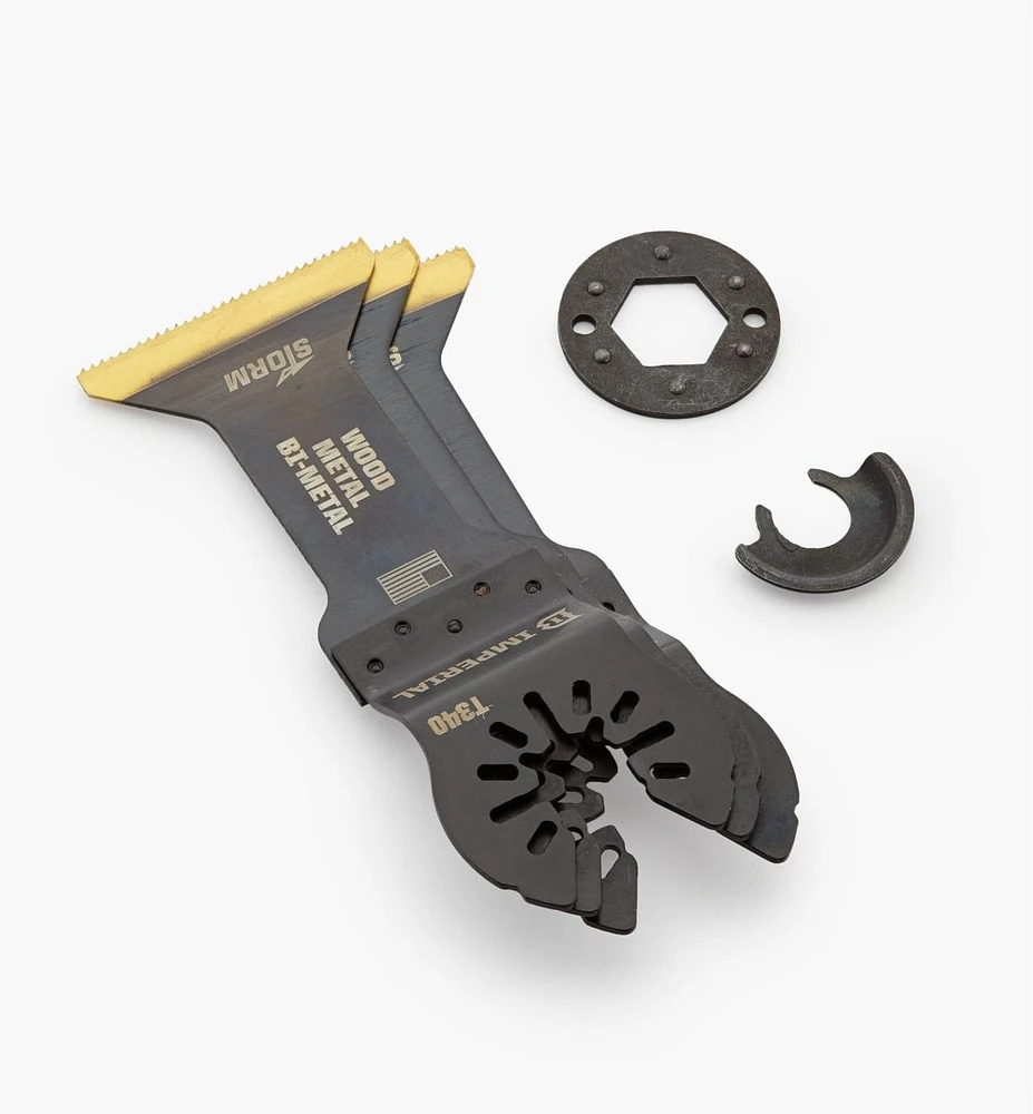 Oscillating Multi-Tool Titanium Nitride Coated Bimetal Cutters by Imperial Blades