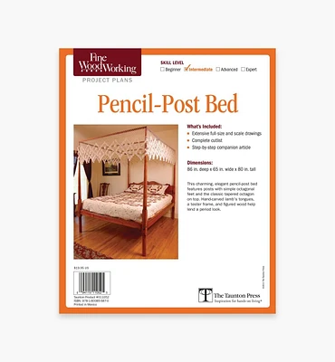 Pencil-Post Bed Plan