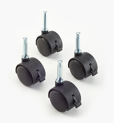 Locking Stem Portable Stand Casters