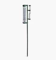 Rain Gauge with Thermometer