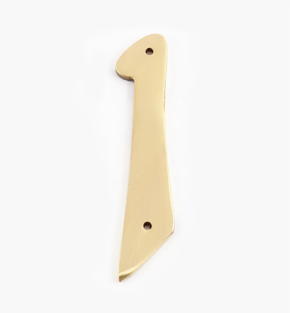 Script Cast Brass House Numbers
