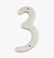 Script Cast Brass House Numbers
