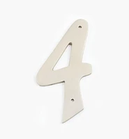 Script Cast Brass House Numbers