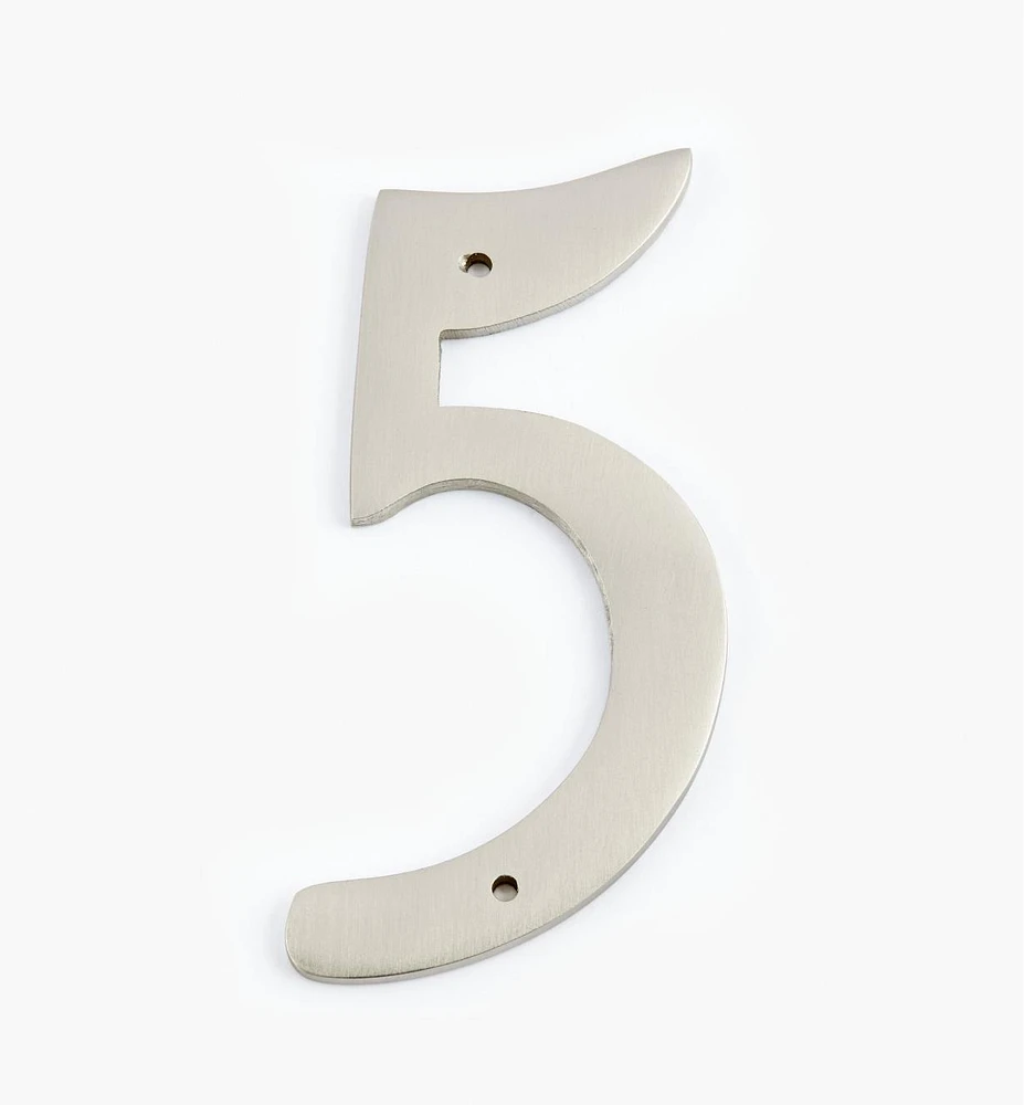 Script Cast Brass House Numbers