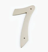 Script Cast Brass House Numbers