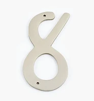 Script Cast Brass House Numbers
