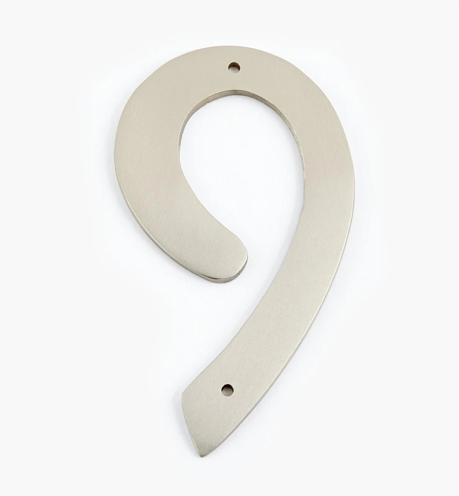 Script Cast Brass House Numbers