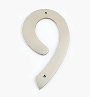 Script Cast Brass House Numbers