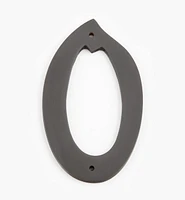 Script Cast Brass House Numbers