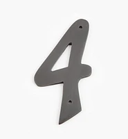 Script Cast Brass House Numbers