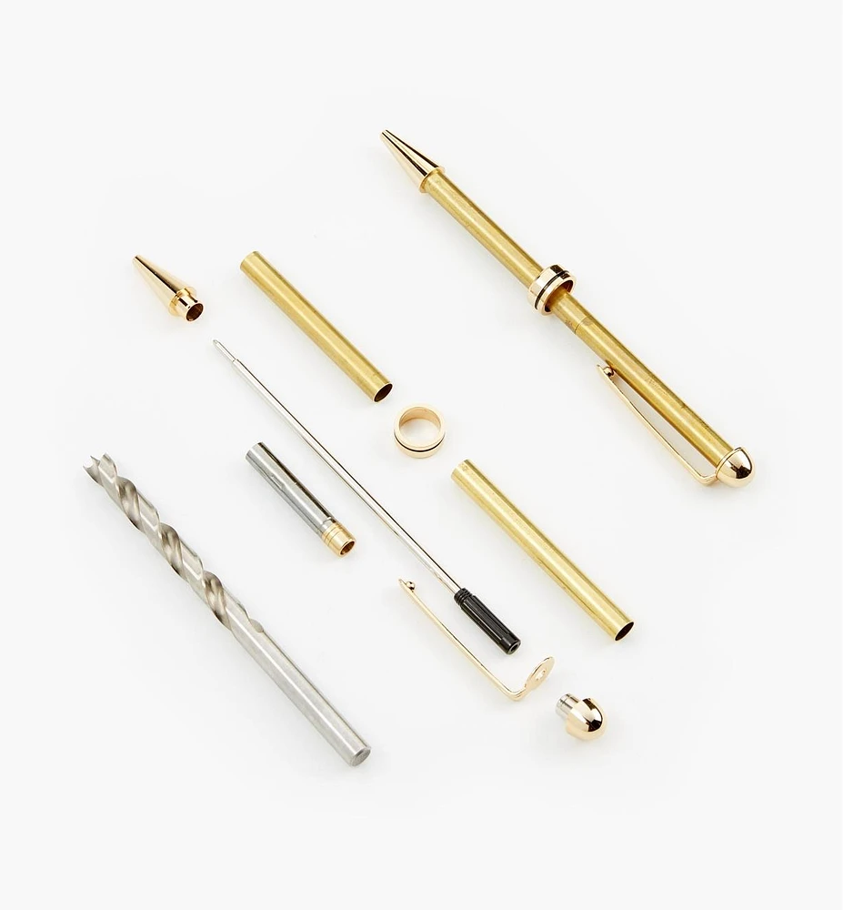 Round-Top European Pen Hardware Starter Set