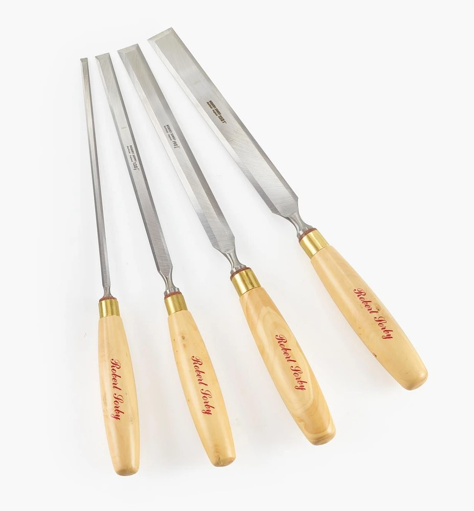 Sorby Boxwood-Handled Paring Chisels