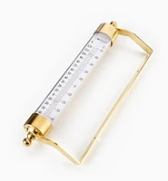 Solid Brass Thermometer