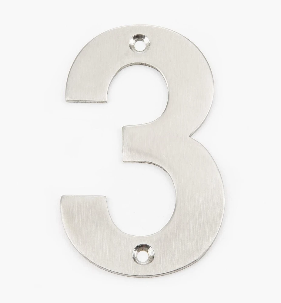 Stainless-Steel House Numbers