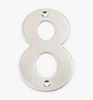 Stainless-Steel House Numbers