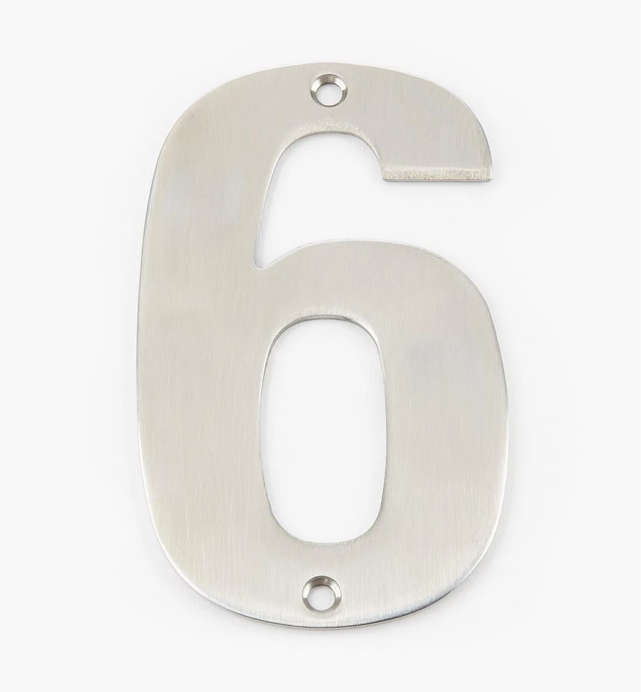 Stainless-Steel House Numbers