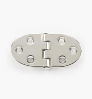 Recessed/Flushed Oval Stainless-Steel Hinges