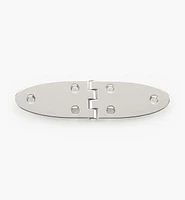 Recessed/Flushed Oval Stainless-Steel Hinges