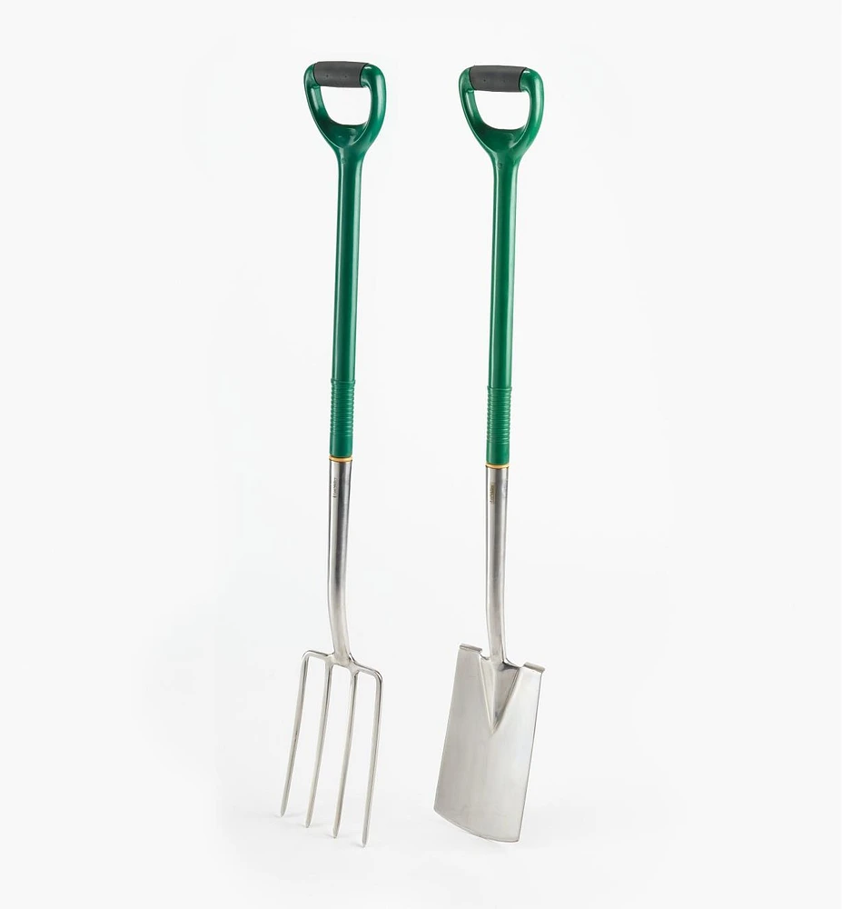 Stainless-Steel Spade & Fork Sets