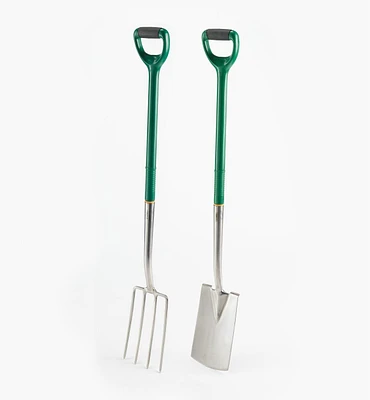 Stainless-Steel Spade & Fork Sets