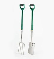 Stainless-Steel Spade & Fork Sets