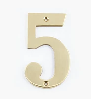 Standard Cast Brass House Numbers