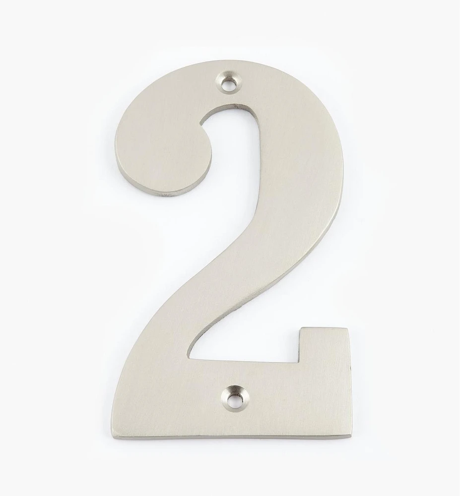 Standard Cast Brass House Numbers